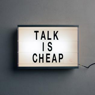 Talk Is Cheap (song) 2014 single by Chet Faker