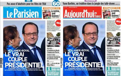 Le Parisien front pages, 12 September 2016.jpg