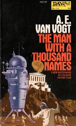 First edition. Cover art by Vincent Di Fate. TheManWithAThousandNames.jpg