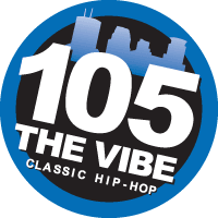 "105 The Vibe" logo (2015-2018)