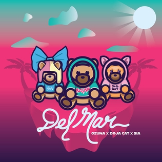 Del Mar (song) 2020 song by Ozuna, Doja Cat and Sia