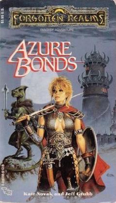 <i>Azure Bonds</i> 1988 novel written by Kate Novak and Jeff Grubb