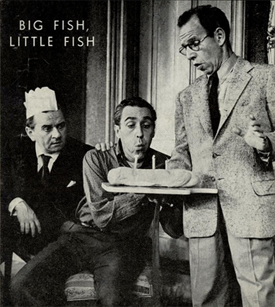 Martin Gabel, Jason Robards and Hume Cronyn in Act I