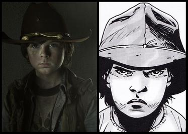 walking dead comic carl death