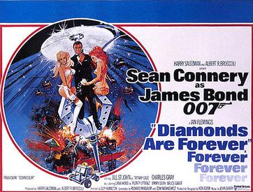 diamonds are forever poster