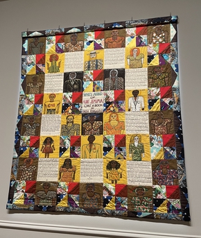 <i>Whos Afraid of Aunt Jemima?</i> Quilt artwork by Faith Ringgold