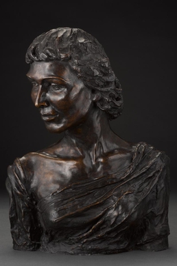 File:Annaratnam Gunaratnam, Mavis, 1953, Bronze sculpture, 49.0 x 37.0 x 22.0 cm, Collection of National Gallery Singapore.jpeg