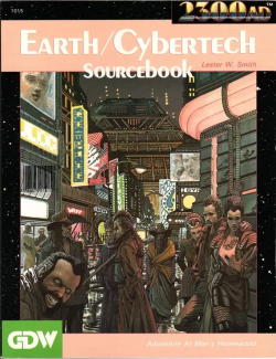 <i>Earth/Cybertech Sourcebook</i> Tabletop role-playing game supplement