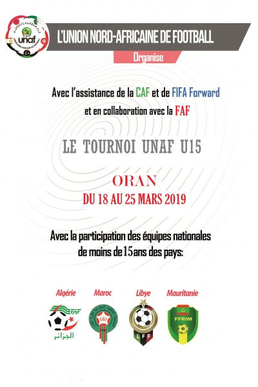 <span class="mw-page-title-main">2019 UNAF U-15 Tournament</span> International football competition