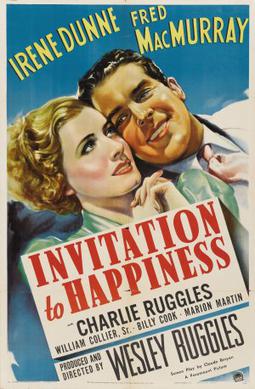 <i>Invitation to Happiness</i> 1939 film by Wesley Ruggles