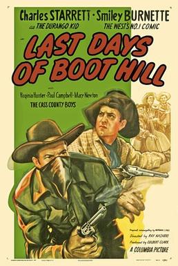 <i>Last Days of Boot Hill</i> 1947 film by Ray Nazarro