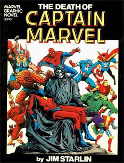 <i>The Death of Captain Marvel</i> 1982 graphic novel