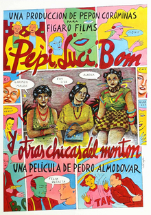 <i>Pepi, Luci, Bom</i> 1980 film by Pedro Almodóvar