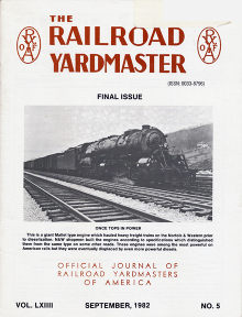 <span class="mw-page-title-main">Railroad Yardmasters of America</span> Union that represented yardmasters in the United States