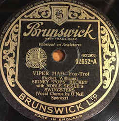 Label of an album of the song "Viper Mad" Viper Mad record lettering.jpeg