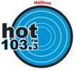 Hot 103.3 logo used from 2016-2017