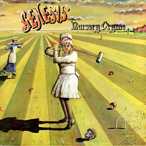 Nursery Cryme is the third studio album by the English rock band Genesis, released in November 1971 on Charisma Records. It was their first to feature drummer/vocalist Phil Collins and guitarist Steve Hackett. The album received a mixed response from critics and was not initially a commercial success; it did not enter the UK chart until 1974, when it reached its peak at No. 39. However, the album was successful in Continental Europe, particularly Italy. At approximately 39 minutes long, it is the shortest studio album by the band to date.