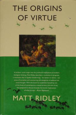 <i>The Origins of Virtue</i> Book by Matt Ridley