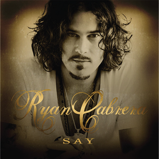 <span class="mw-page-title-main">Say (Ryan Cabrera song)</span> 2008 single by Ryan Cabrera