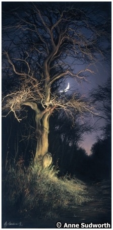 The Goblin Tree, 109cm x 53cm, pastel on Ingres board, by Anne Sudworth Thegoblintree.jpg
