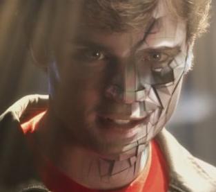 Tom Welling as Bizarro as he appears in his self-titled Smallville episode (2007).
