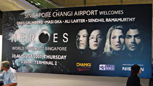 Meet and greet event for Heroes World Tour, Singapore Changi Airport, Singapore HeroesChangiAirport gobeirne.jpg