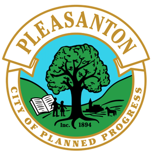 Pleasanton resmi mührü