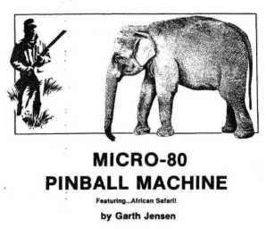 <i>Micro-80 Pinball Machine</i>