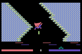 The Kryptonite combat zone (Atari 8-bit)
