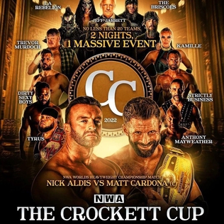 <span class="mw-page-title-main">Crockett Cup (2022)</span> National Wrestling Alliance professional wrestling show