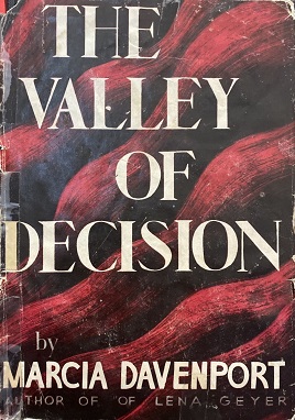 <i>The Valley of Decision</i> (novel)