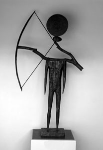 File:'The Archer', patinated bronze sculpture by --John E, Buck--, 1991, extended loan to --The Contemporary Museum, Honolulu-- from the Twigg-Smith Foundation.jpg