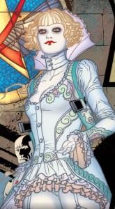 Alice in her first appearance in Detective Comics #854 (August 2009). Alice - detective comics 854.jpg