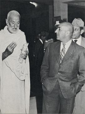 Daoud Khan with Abdul Ghaffar Khan, 1961
