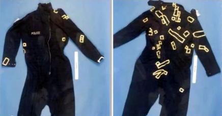 File:Keith Blakelock's overalls front and back.jpg