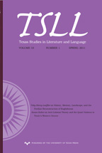 <i>Texas Studies in Literature and Language</i> Academic journal