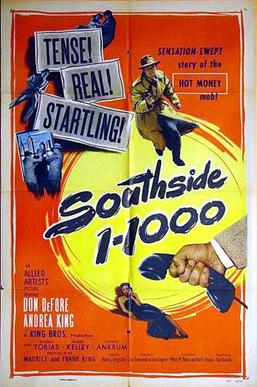 <i>Southside 1-1000</i> 1950 film by Boris Ingster