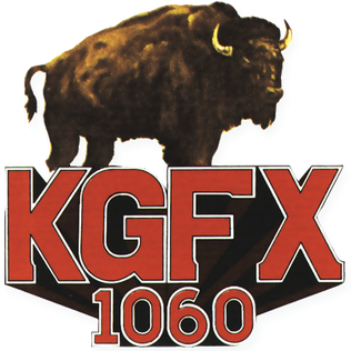 <span class="mw-page-title-main">KGFX (AM)</span> Radio station in Pierre, South Dakota