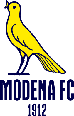 Modena FC Club Logo Symbol Black Serie A Football Calcio Italy