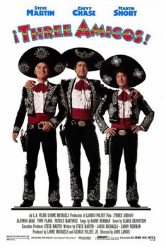 Three Amigos movie poster