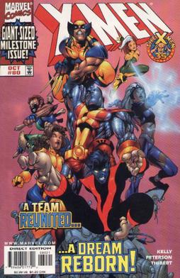 Nightcrawler on the cover of X-Men vol. 2 #80, drawn by Carlos Pacheco