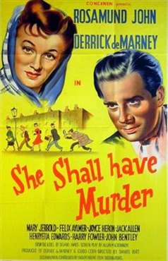 <i>She Shall Have Murder</i> 1950 British film