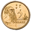 Australian two-dollar coin Current denomination of Australian currency