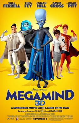 <i>Megamind</i> 2010 animated superhero comedy film