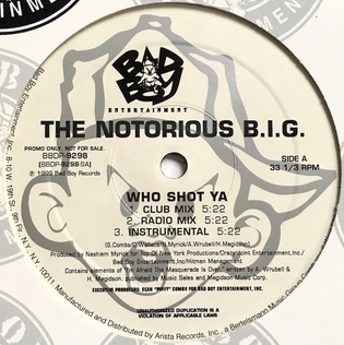 Who Shot Ya? 1995 song by the Notorious B.I.G.
