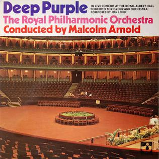 <i>Concerto for Group and Orchestra</i> Album by Deep Purple and the Royal Philharmonic Orchestra