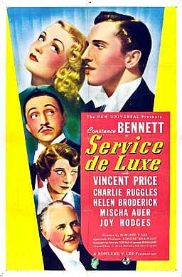 <i>Service de Luxe</i> 1938 film by Rowland V. Lee