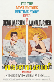 <i>Whos Got the Action?</i> 1962 film by Daniel Mann