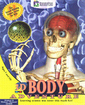 <i>3-D Body Adventure</i> Educational video game released in 1994