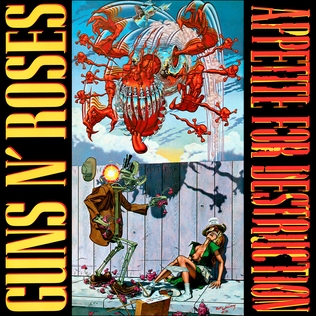 Vaizdo rezultatas pagal užklausą „appetite destruction original cover value“